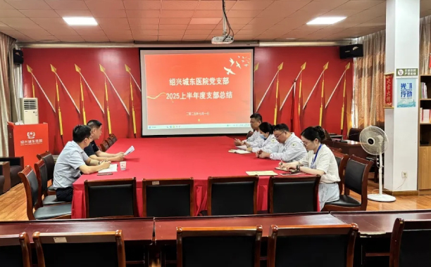 绍兴城东医院党支部半年度小结暨支部党课